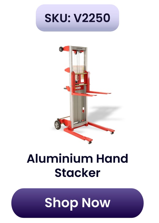 V2250 - Aluminium Hand Stacker - Special Ends Soon! 