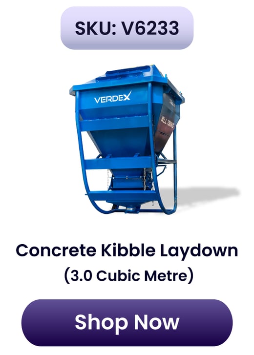 V6233-Concrete Kibble Laydown (3.0 Cubic Metre) Special Ends Soon! 
